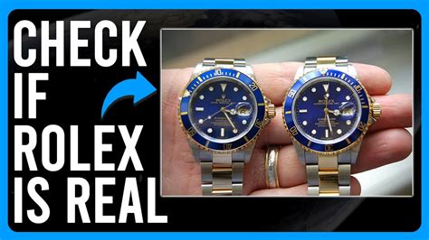 how can i tell if my rolex watch is real|counterfeit rolex how to identify.